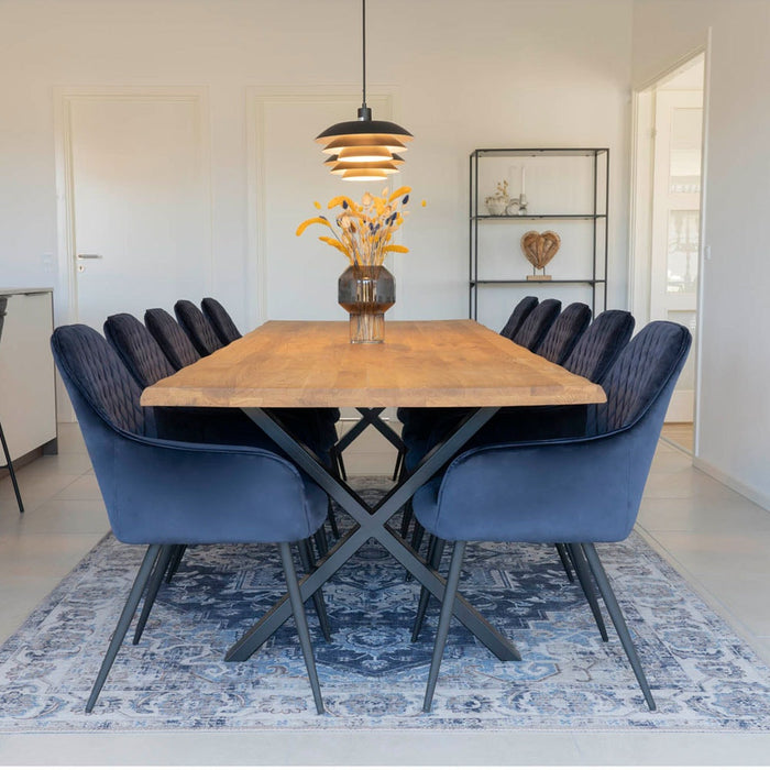 Artichok Valerie Vloerkleed Vintage 300 x 200 cm - Blauw