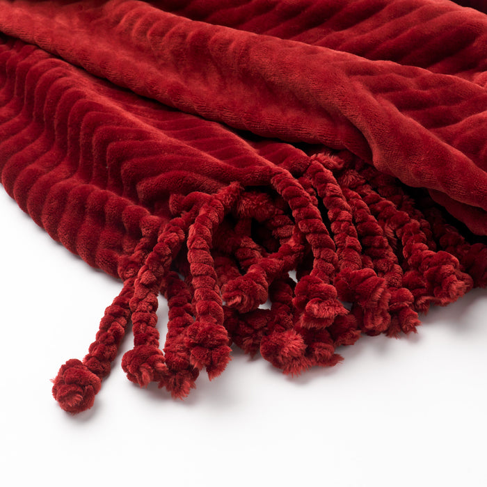 Dutch Decor plaid ZIGGY - 140x180 cm Merlot