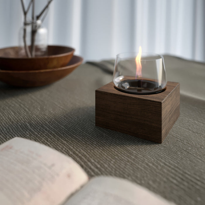 TenderFlame Poppy 14 Kandelaar - Oak Black