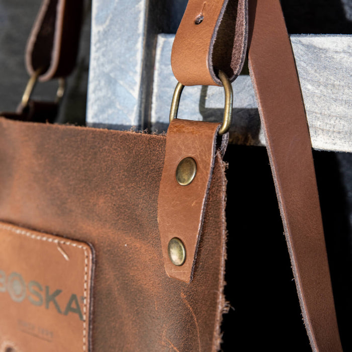 Boska - Mr. Smith Keukenschort Bruin Pocket