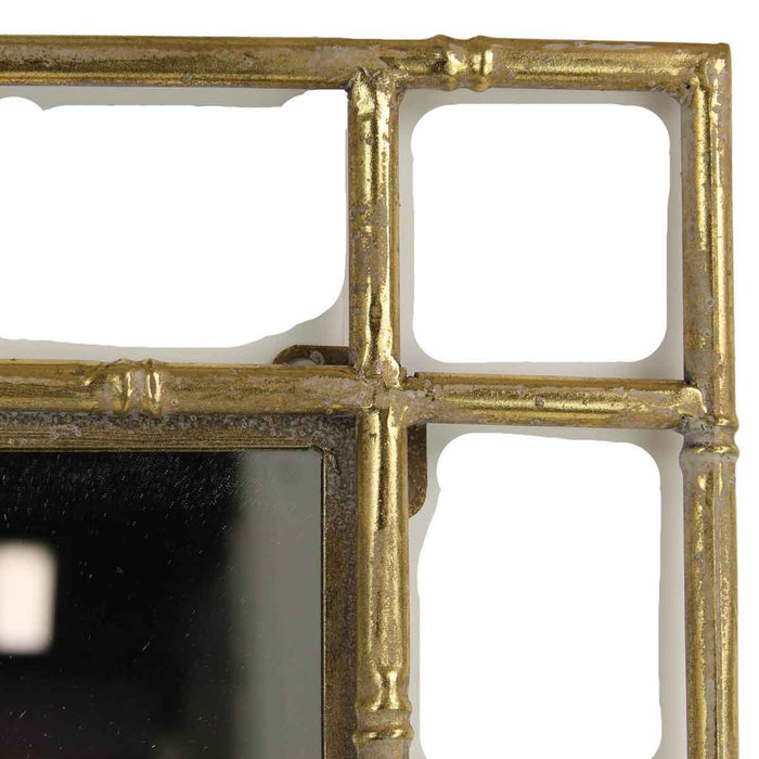 SVJ Home Decorations Spiegel - 69x3x99 cm - Metaal - Gouden Rand