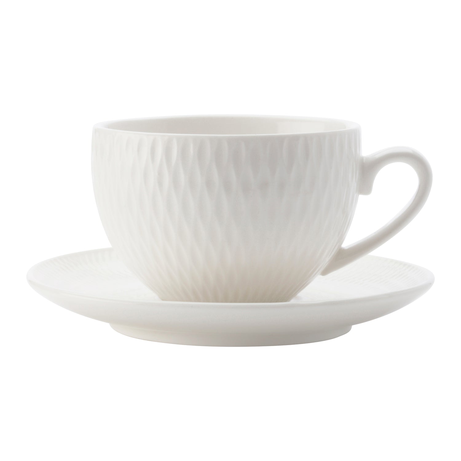 Maxwell & Williams Diamonds Round Espressokop & Schotel 0,1 L