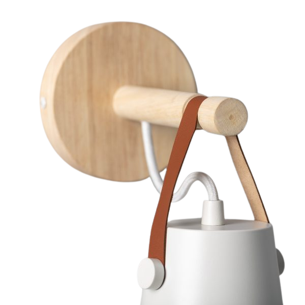 Bussandri Wandlamp scandinavisch - Metaal - Wit