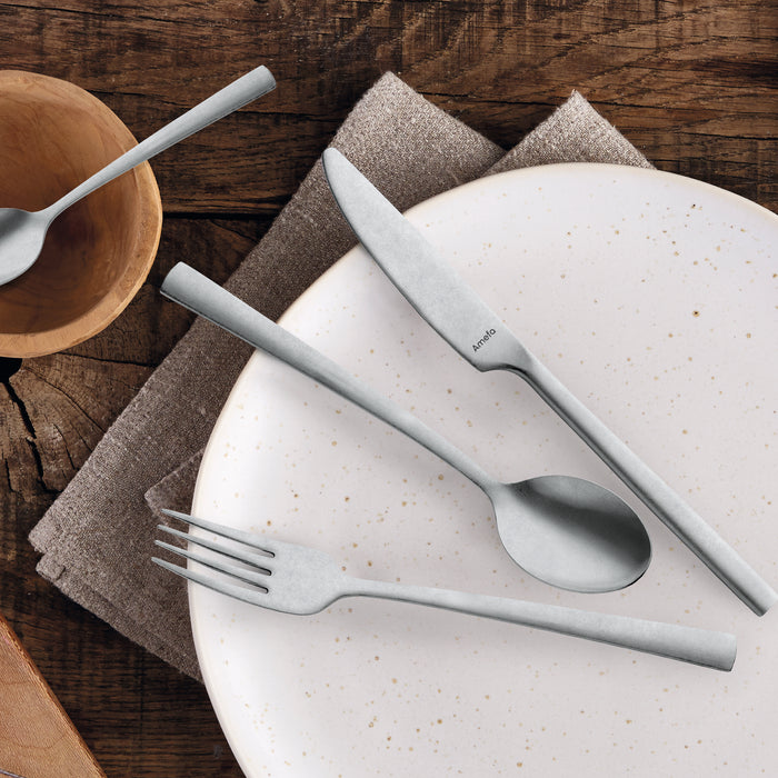 Amefa Manille Bestekset 16-delig - Stonewash