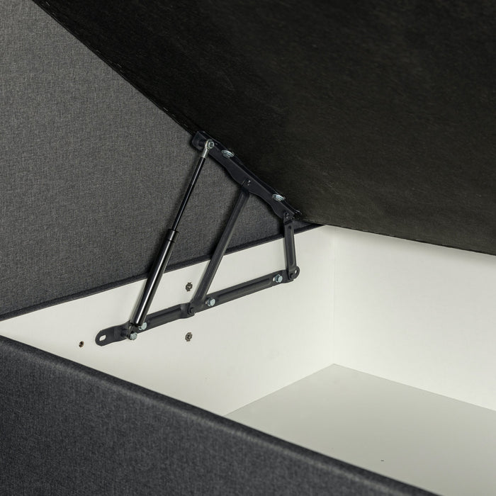 MOOS Lina Boxspring 90 x 200 cm - Antraciet