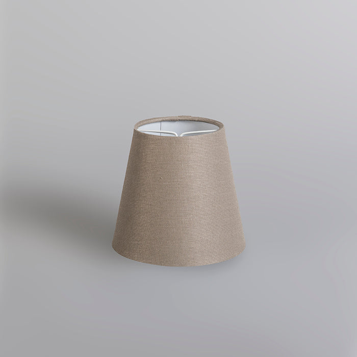 QAZQA Kroonluchter crème 60 cm met taupe klemkappen - Giuseppe