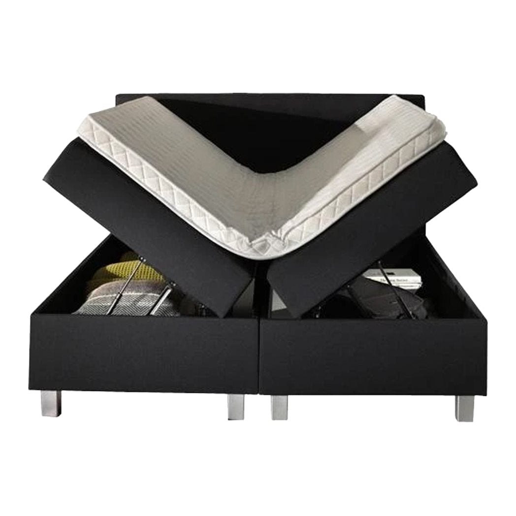 MOOS Lina Boxspring 140 x 200 cm - Antraciet