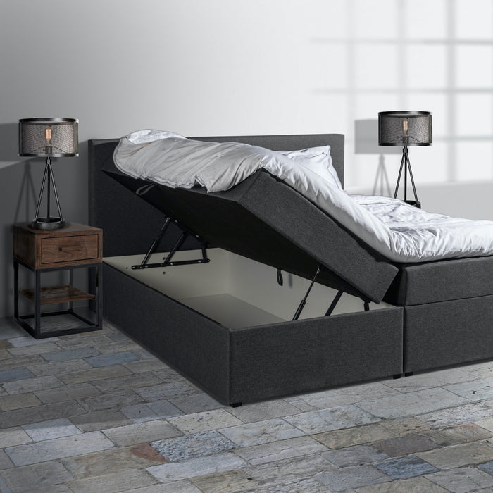 MOOS Lina Boxspring 160 x 200 cm - Antraciet