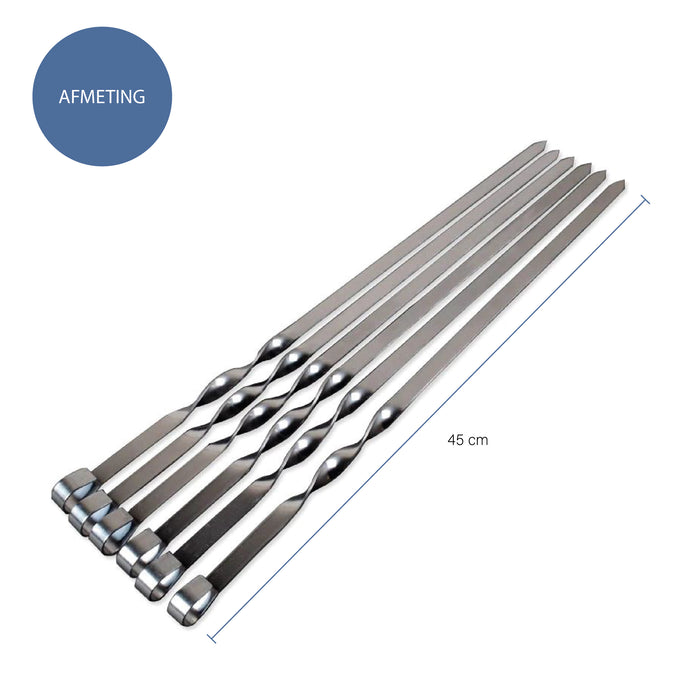 Krumble Barbecue spiezen set van 6