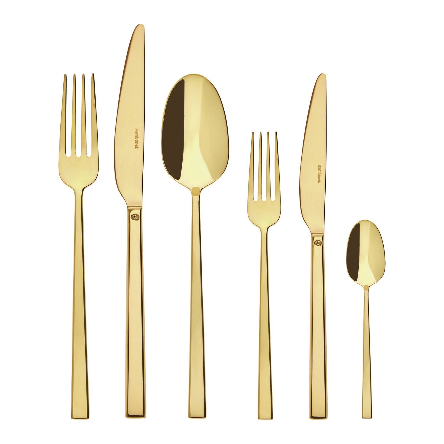 Sambonet Rock Bestekset 36-delig - Goud