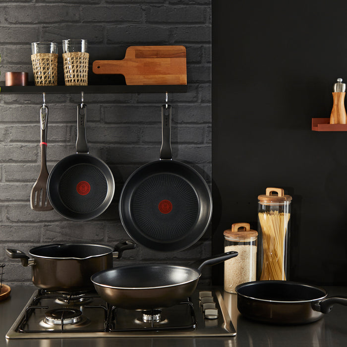 Tefal XL Force Koekenpan Ø 24+28 cm + Wokpan Ø 28 cm