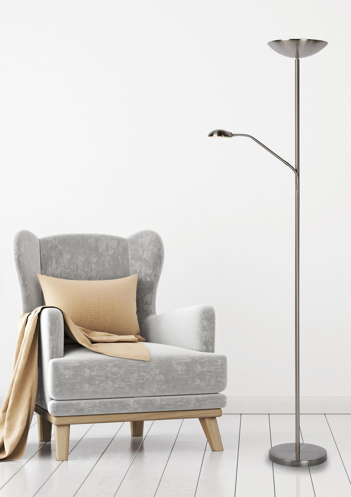 Lucide ZENITH Leeslamp - Mat chroom