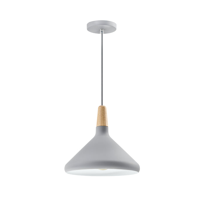 QUVIO Hanglamp rond grijs - QUV5133L-GREY
