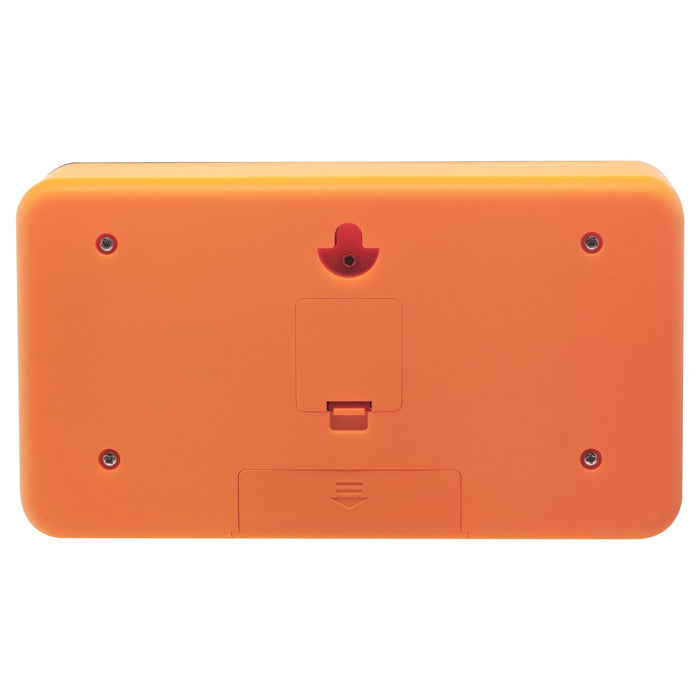 NeXtime - NeXtime - Flip Klok  - Tafel of Wandklok -Oranje|Zwart