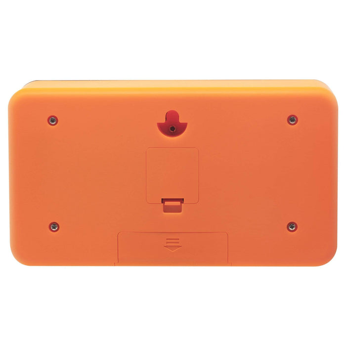 NeXtime - NeXtime - Flip Klok  - Tafel of Wandklok -Oranje|Zwart