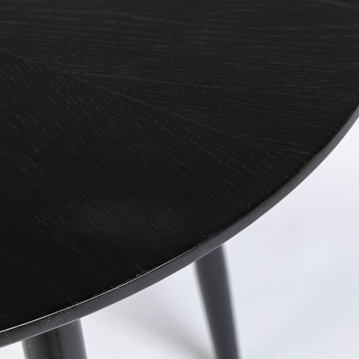 by fonQ basic Finn Eettafel - Ø 100 cm - Zwart
