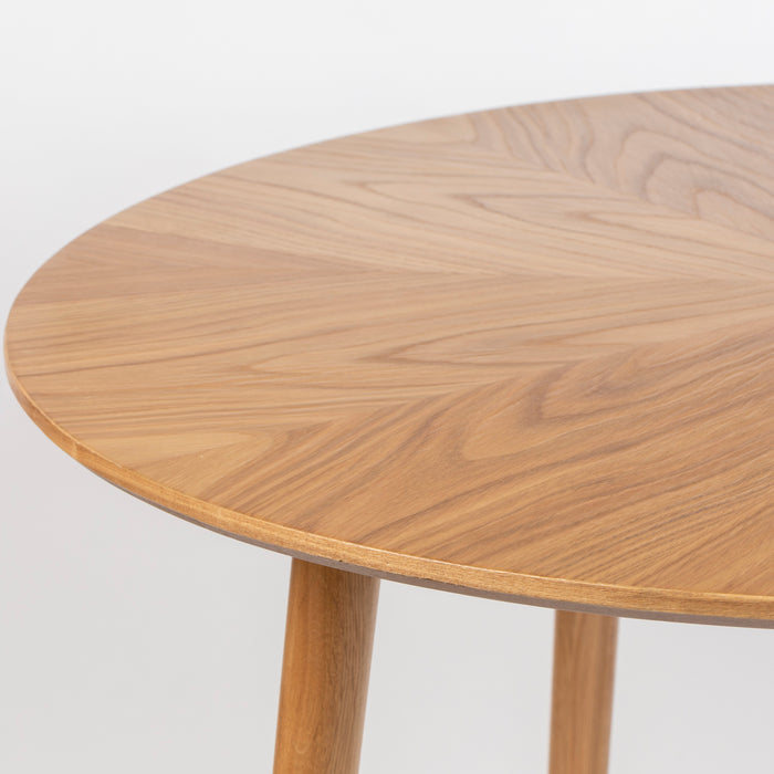 by fonQ basic Finn Eettafel - Ø 120 cm - Bruin