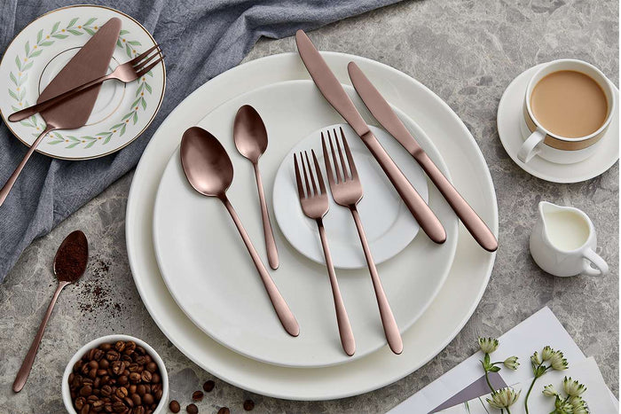 Buccan - Bestekset - London - 90 delig - Roségoud