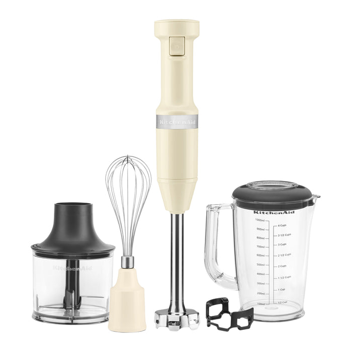 KitchenAid Staafmixer met Accesoires - Amandelwit