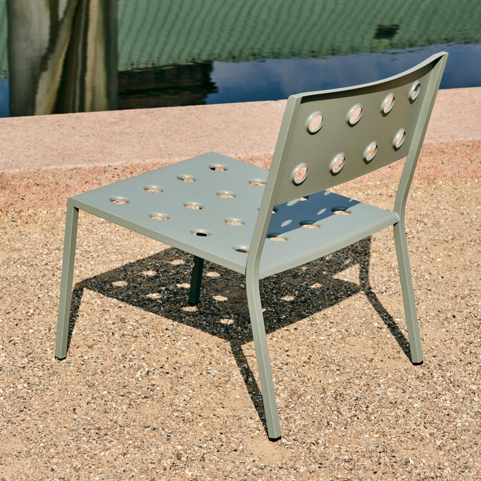 HAY Balcony Lounge Stoel - Desert green