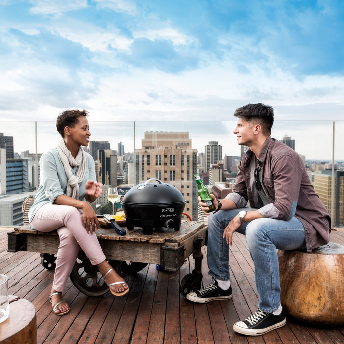 Cadac Citi Chef 40 Gasbarbecue Ø 43 cm - Zwart