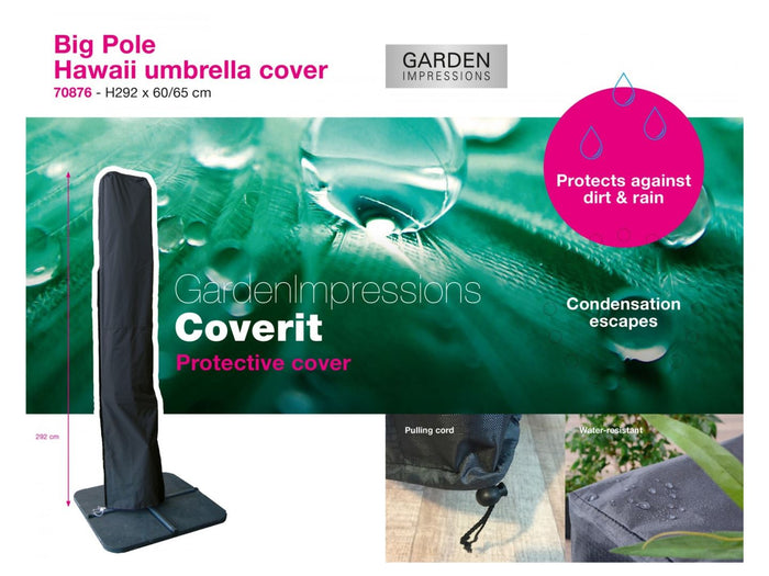 Garden Impressions Hawaii King en Big pole parasolhoes 300x65 cm