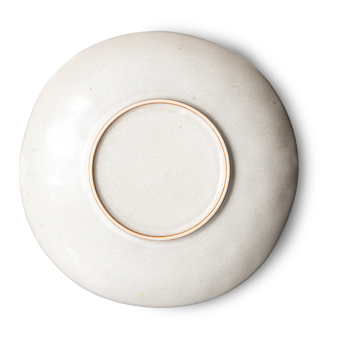 HKliving 70's Ceramics Bord Ø 22 cm - Set van 2 - Mist