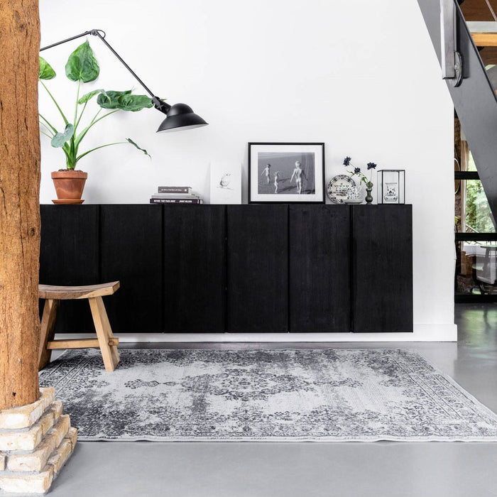 Vintage Vloerkleed Bloom - Grijs - EVA Interior - 160 x 225 cm