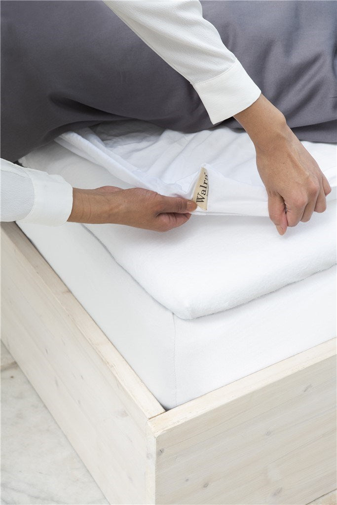 Walra - Molton Cotton Cover Topper - 180x200 - Wit