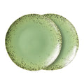 HKliving 70's Dinerbord Ø 29 cm - Set van 2 - Kiwi