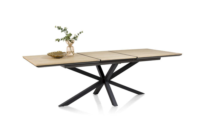 Xooon BELO uitschuiftafel met centrale poot 180 x 100 cm (+ 60 cm)
