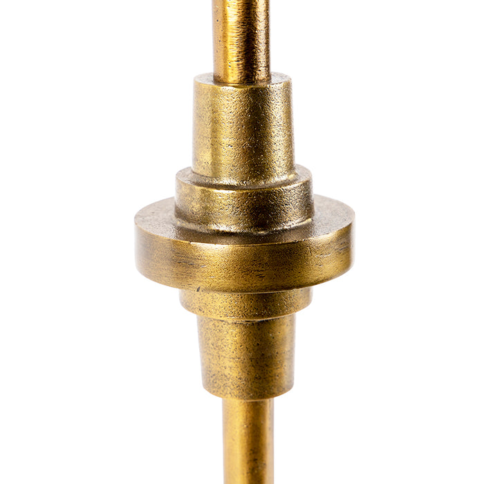 QAZQA Art deco tafellamp met velours kap groen 35 cm - Diverso