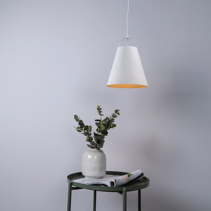 QUVIO Hanglamp langwerpig wit - QUV5072L-WHITE