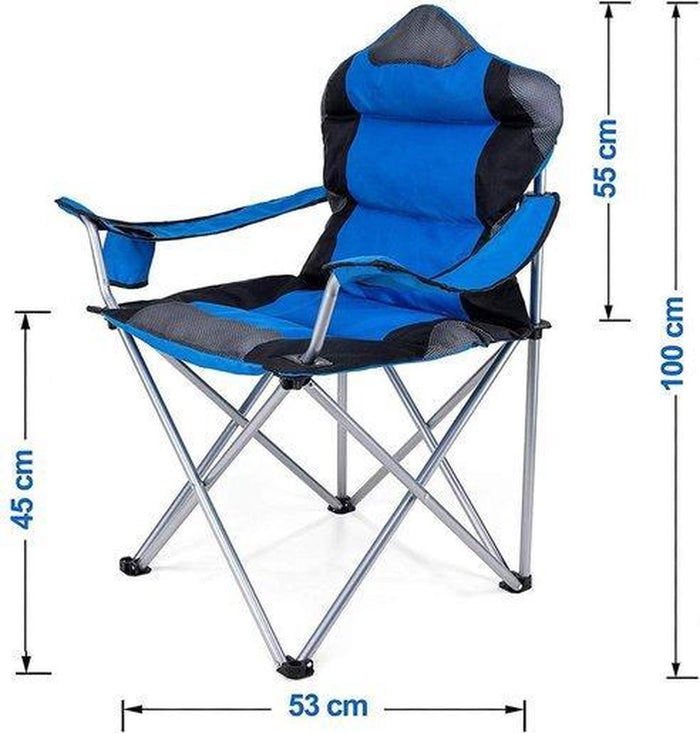 Sens Design Campingstoel - Kampeerstoel - Opvouwbaar - blauw