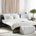 Beliani-GIULIA-Tweepersoonsbed-Donkerbruin-160 x 200 cm-Dennenhout