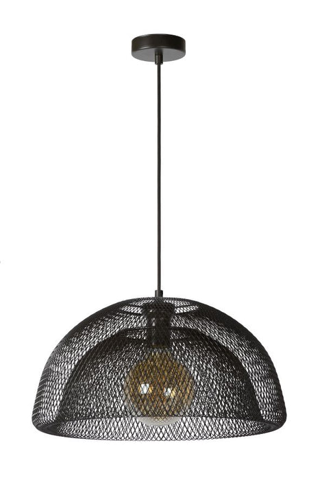 Lucide MESH Hanglamp 1xE27 - Zwart