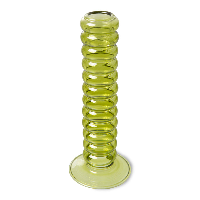 HKliving The Emeralds Kandelaar - Maat L - lime green