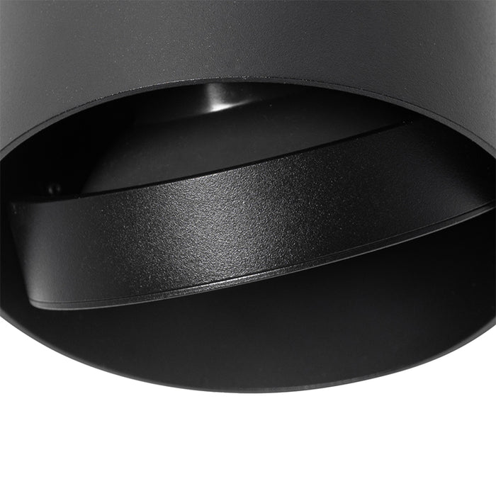 QAZQA Design spot zwart AR111 - Impact