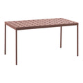 HAY Balcony Eettafel 144 x 76 cm - Iron red