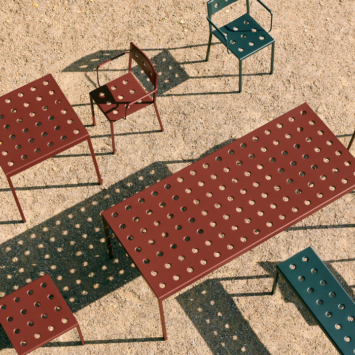 HAY Balcony Eettafel 144 x 76 cm - Iron red