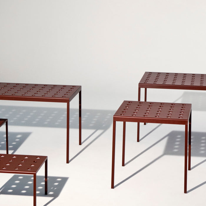 HAY Balcony Eettafel 144 x 76 cm - Iron red