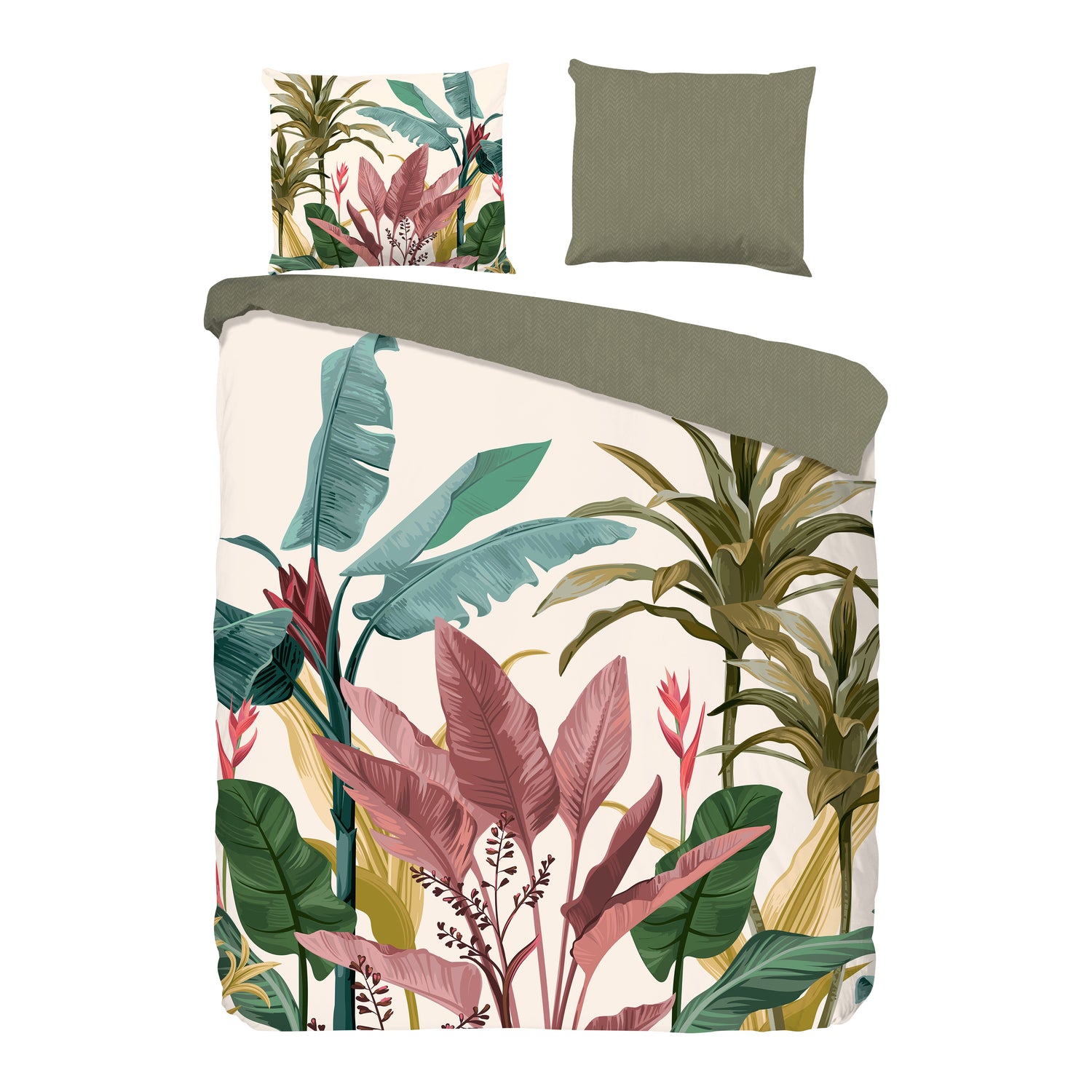 Good Morning Palms Dekbedovertrek 200 x 220 cm - Multi