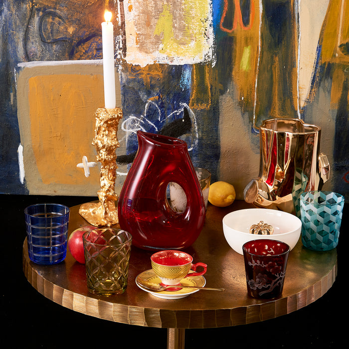 POLSPOTTEN Drip Kandelaar L - Goud