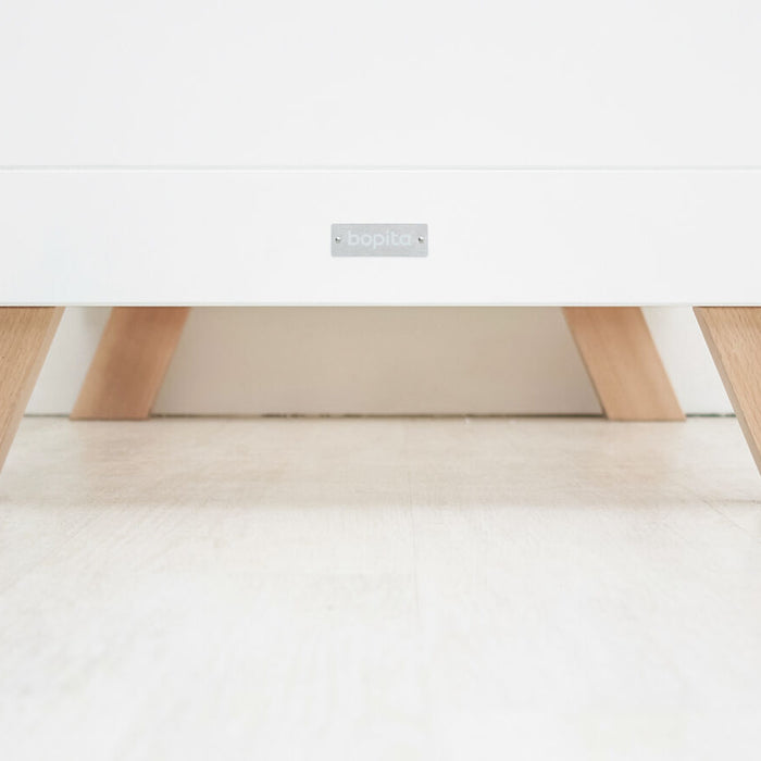 Bopita Lisa bed 60x120 - Wit|Naturel