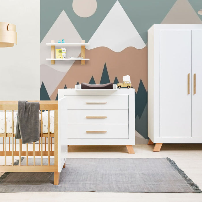 Bopita Lisa bed 60x120 - Wit|Naturel