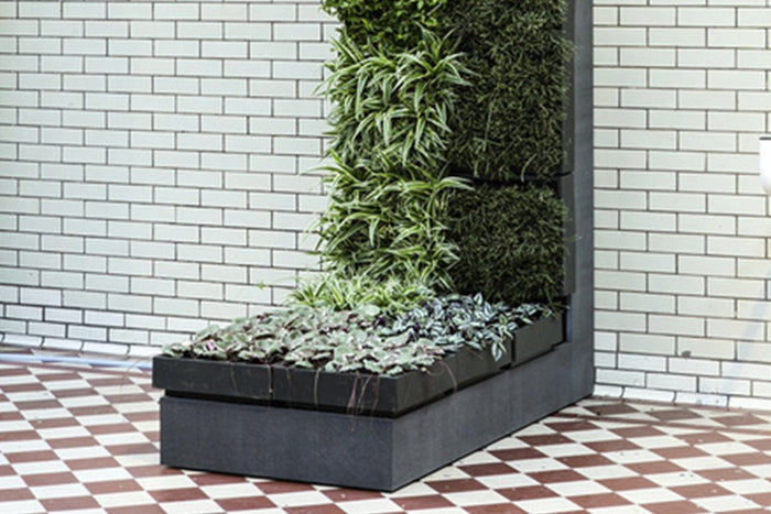 D&M KAROO verticale tuin met potgrond - wit