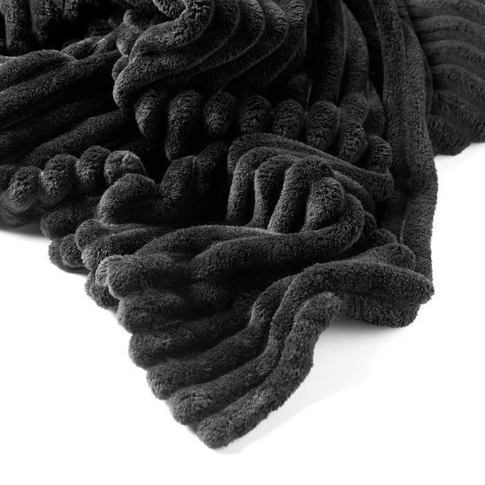 Dutch Decor plaid RICKY - 150x200 cm Raven