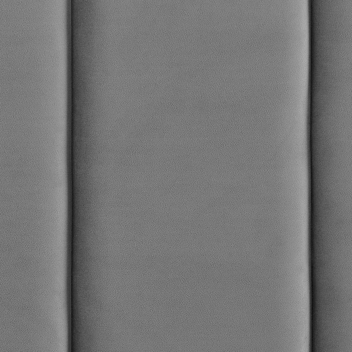 Beliani - VILLETTE - Tweepersoonsbed - Grijs - 160 x 200 cm - Fluweel