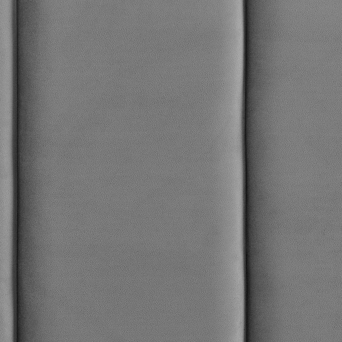 Beliani - VILLETTE - Tweepersoonsbed - Grijs - 160 x 200 cm - Fluweel