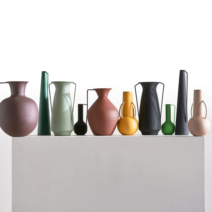 POLSPOTTEN Roman Vaas Set van 4 - Zwart